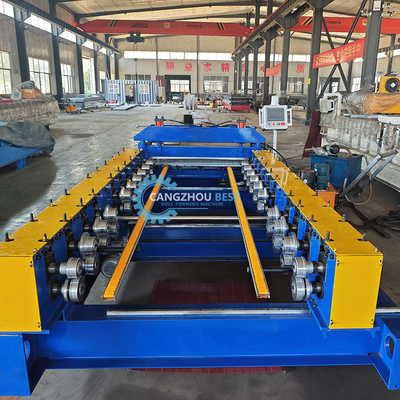 Modifica automatica delle dimensioni del pannello di parete della macchina per la formazione del profilo in rocco di acciaio per PPGI GI