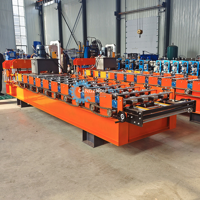 Colore Acciaio IBR Roof Sheet / Piastrelle mono strato Roofing Sheet Roll Forming Machine