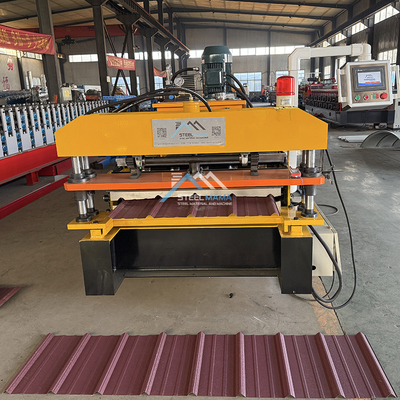 Sistema di controllo PLC Macchina per coperture metalliche per 0,3 mm-0,8 mm