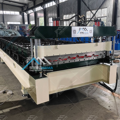 Spessore del materiale freddo 0,3-0,8 mm pannello di metallo del tetto macchina produrre in modo efficiente