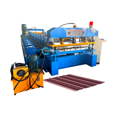 PLC perfettamente modellato resistente Roofing Sheet Roll Forming Machine