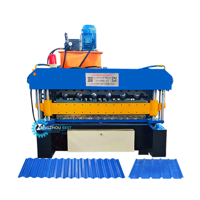 Profil di acciaio Larghezza personalizzata Doppio strato macchina di formazione per spessore del materiale 0,25-0,6 mm