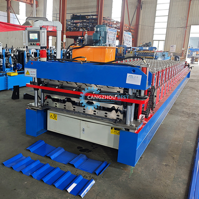 Due profili in un rotolo macchina di formazione per PPGI materia prima e velocità di produzione veloce