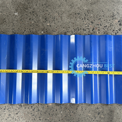 0.6mm Roof Sheet Roll Forming Machine di Delta PLC per grandi progetti