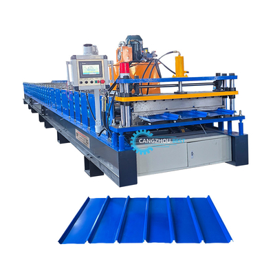 Indonesia Poular 980 Clip Lock Profile Roof Sheet Roll Forming Machine