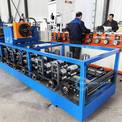Customzied Portable Kr18 Standing Seam Roof Sheet Roll Forming Machine Con Auto Seamer