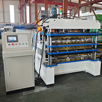 Canada popolare triplo strato piastrella IBR Roofing Sheet Roll Forming Machine
