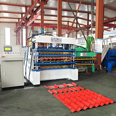 Canada popolare triplo strato piastrella IBR Roofing Sheet Roll Forming Machine