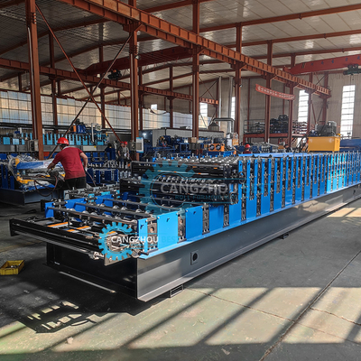 Cile Popular Zee Tile Corrgued Tr4 Three layer Roof Sheet Roll Forming Machine