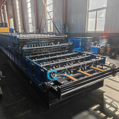 Cile Popular Zee Tile Corrgued Tr4 Three layer Roof Sheet Roll Forming Machine