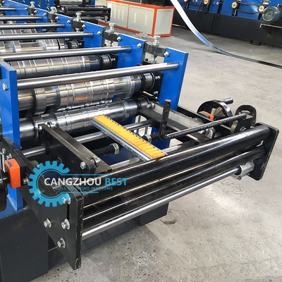 Profilatrice per grondaie zincate con controllo PLC