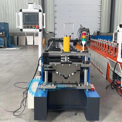 Profilatrice per grondaie zincate con controllo PLC