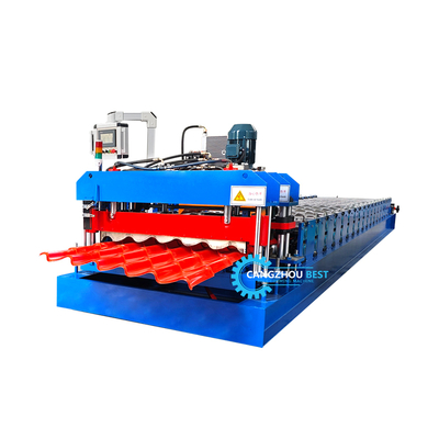 Macchina per la trasformazione automatica di piastrelle per tetto con controllo PLC 3 kW
