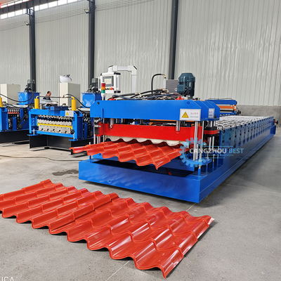 Macchina per la trasformazione automatica di piastrelle per tetto con controllo PLC 3 kW