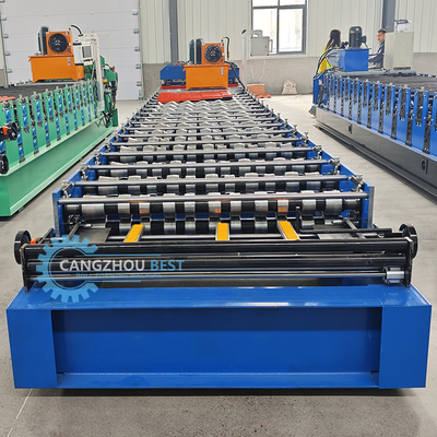Macchina per la trasformazione automatica di piastrelle per tetto con controllo PLC 3 kW