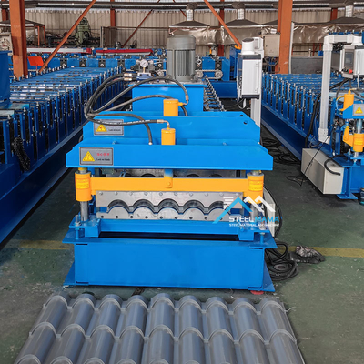 Macchina per la trasformazione automatica di piastrelle per tetto con controllo PLC 3 kW