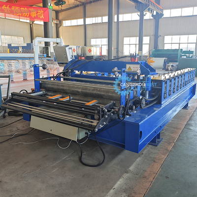 IBR Tetto a strisce Lamiera per coperture a breve campata Prezzo della macchina per lastre per coperture completamente automatica