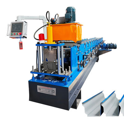 Materiale di costruzione automatica Drain di acqua Profil di acciaio K Gutter Making Roll Forming Machine