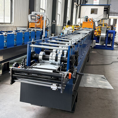Materiale di costruzione automatica Drain di acqua Profil di acciaio K Gutter Making Roll Forming Machine