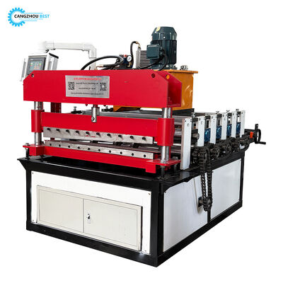 PPGI and GI Steel Coil Sheet PLC Control Cut to Length Forming Machine 