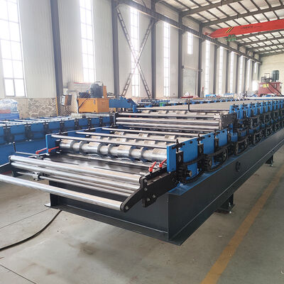 Macchina per la formatura di rotoli di tegole a doppio strato ad alta velocità per lastre IBR e ondulate