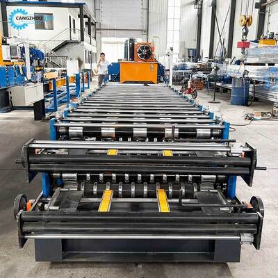 Profilatrice doppio strato per lamiere trapezoidali e ondulate