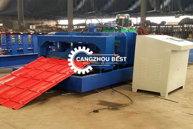 Potenza idraulica 5.5kw PLC Control Box Step Roof Tile&Glazed Tile Forming Machine