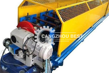 Dispositivo per la formazione di rotoli di tubi grezzi di 80 mm di diametro