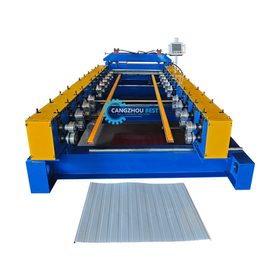 IBR Tetto a strisce Lamiera per coperture a breve campata Prezzo della macchina per lastre per coperture completamente automatica