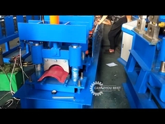 Ce d'acciaio di Ridge Cap Roll Forming Machine del tetto di mattonelle di colore di 0.4mm