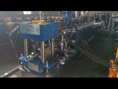 Macchina per la formazione di rotoli di canale di profilo in acciaio Modifica manuale dimensione C Purlin 80-300mm Web Size