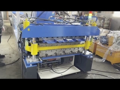 Profil d'acciaio doppio strato alta costola Zimbabwe popolare Roofing Sheet Roll Forming Machine